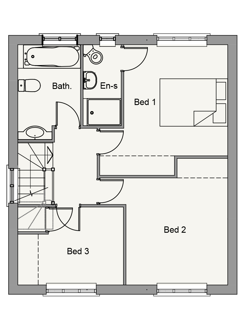 First Floor plan of Alexandra First Floor plan of Alexandra