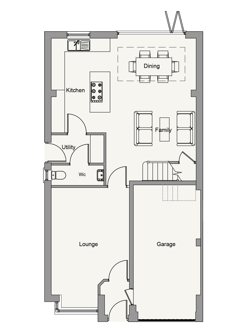 Ground Floor plan of Alila Ground Floor plan of Alila